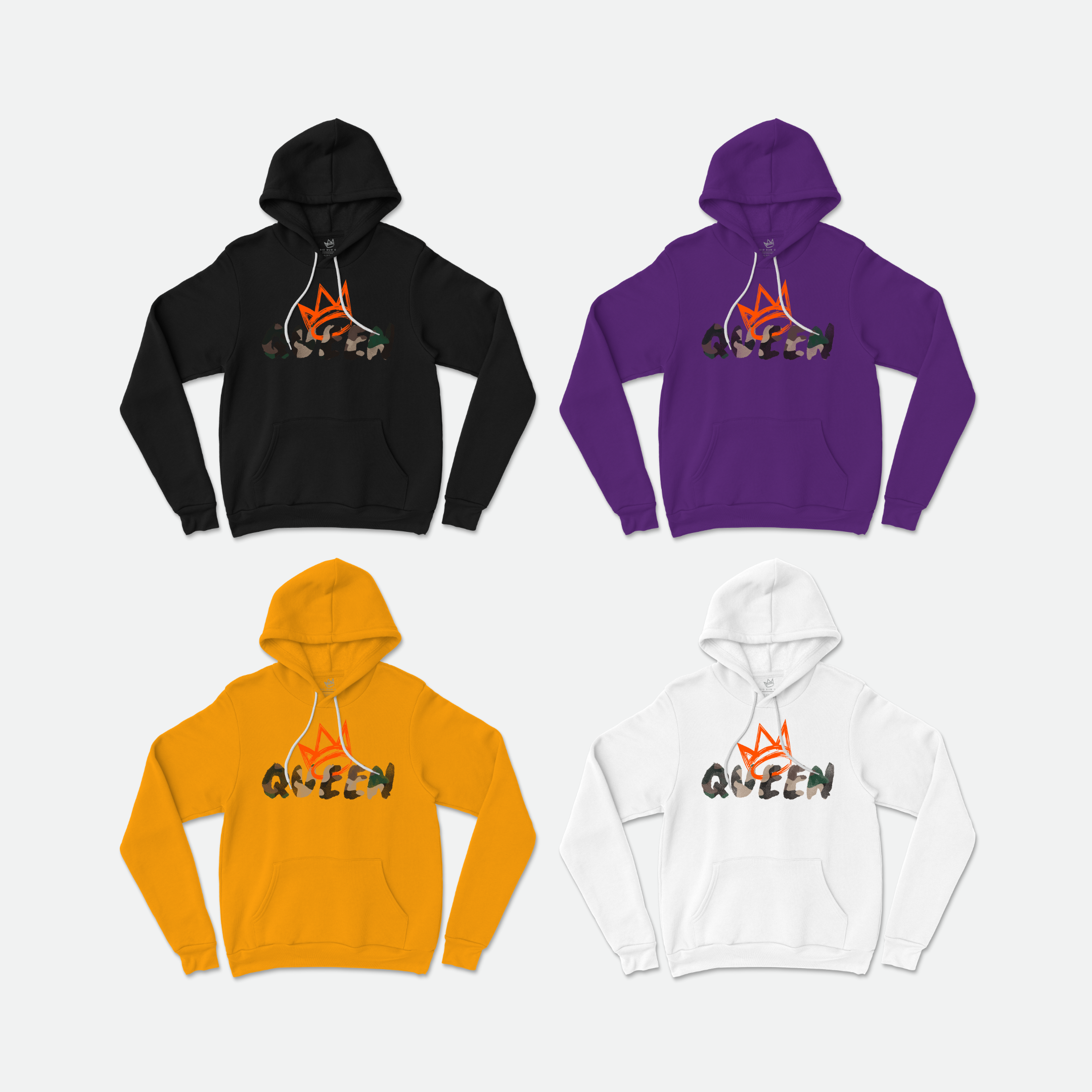 Queen Camouflage Collection Hoodies