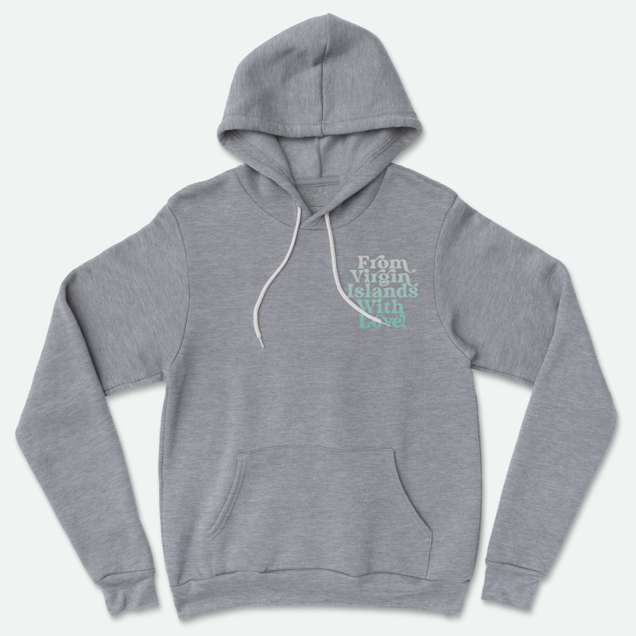 From Virgin Islands With Love Hoodie (Magens Bay Print)