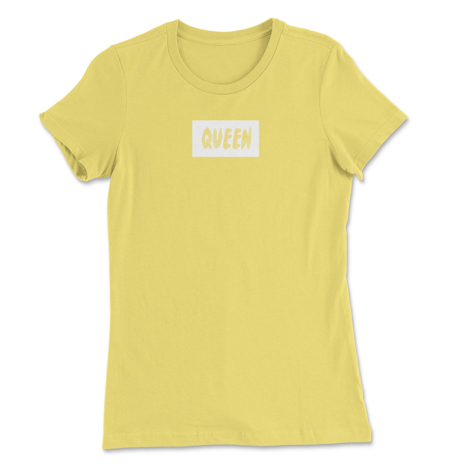 Queen Box Logo Tees (White)