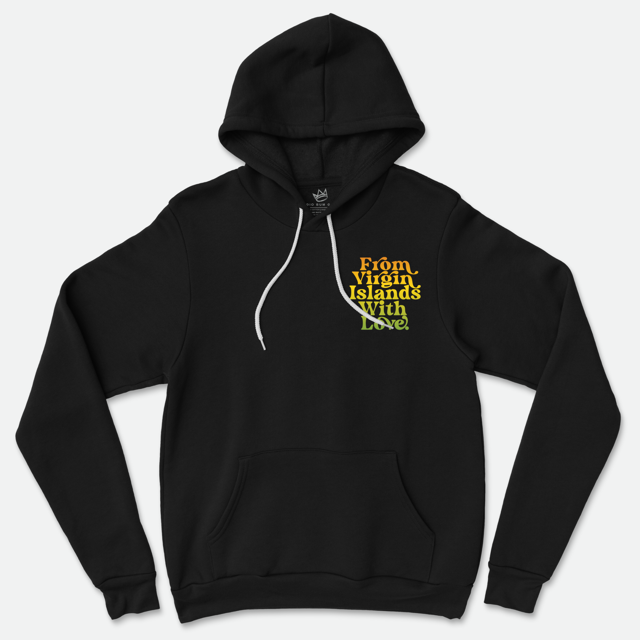 From Virgin Islands With Love Hoodie (Irie Print)