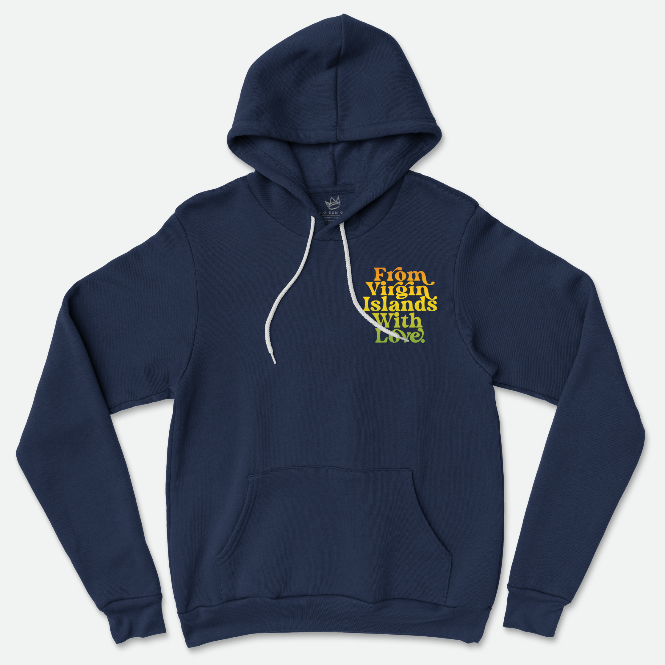 From Virgin Islands With Love Hoodie (Irie Print)