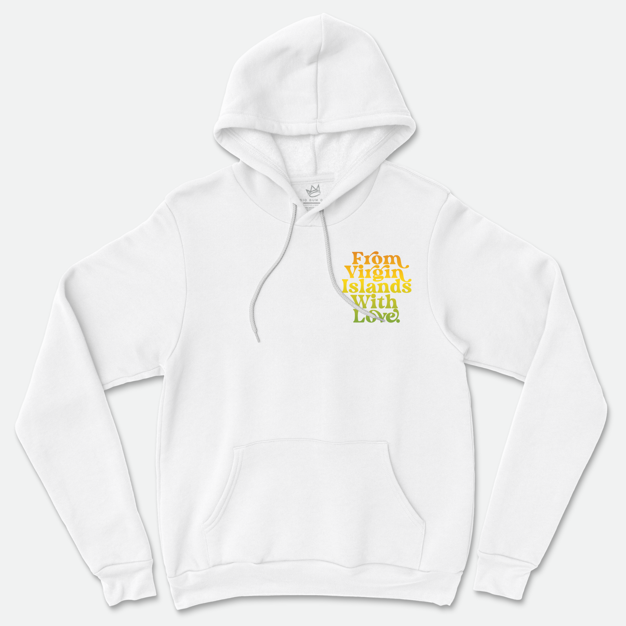 From Virgin Islands With Love Hoodie (Irie Print)
