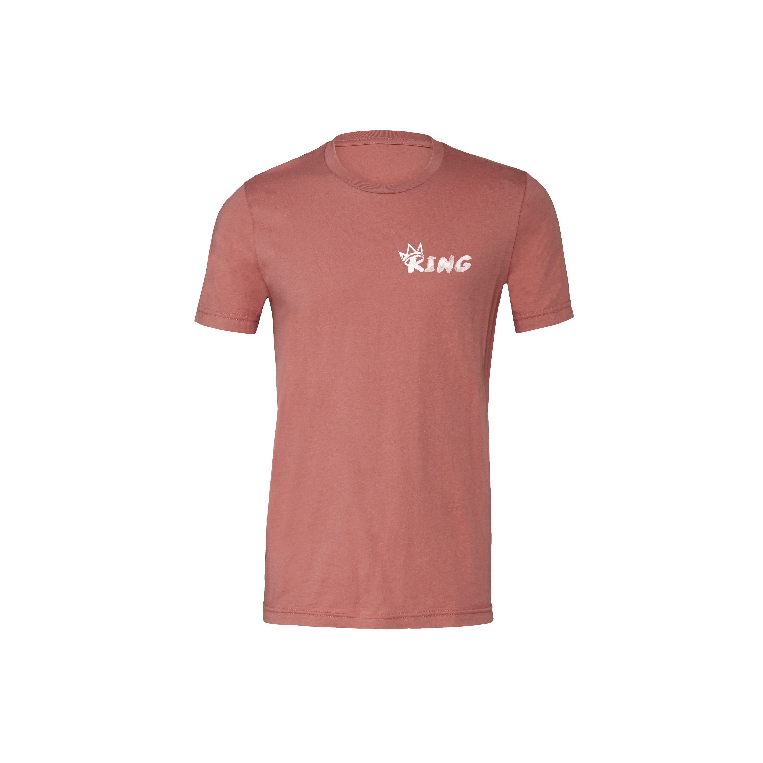 King Crown Collection (Mauve Short Sleeve T-Shirt White Crown)
