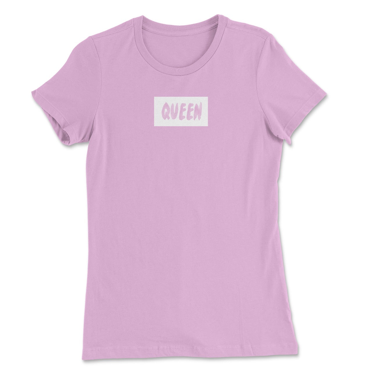 Queen Box Logo Tees (White)