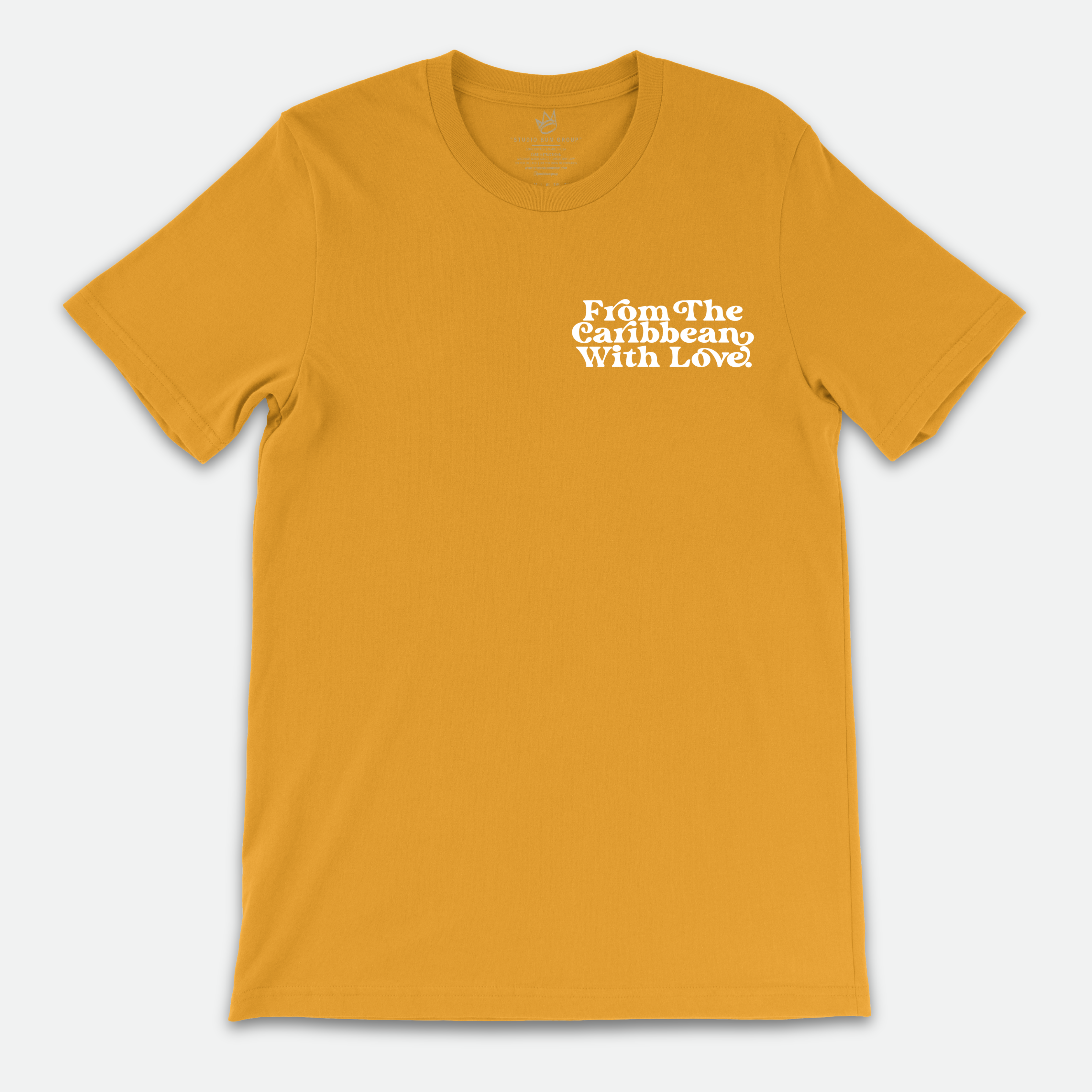 From The Caribbean With Love T-Shirt (White Print)