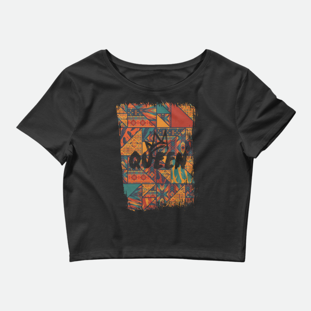 The Tribe Queen Crop Tee