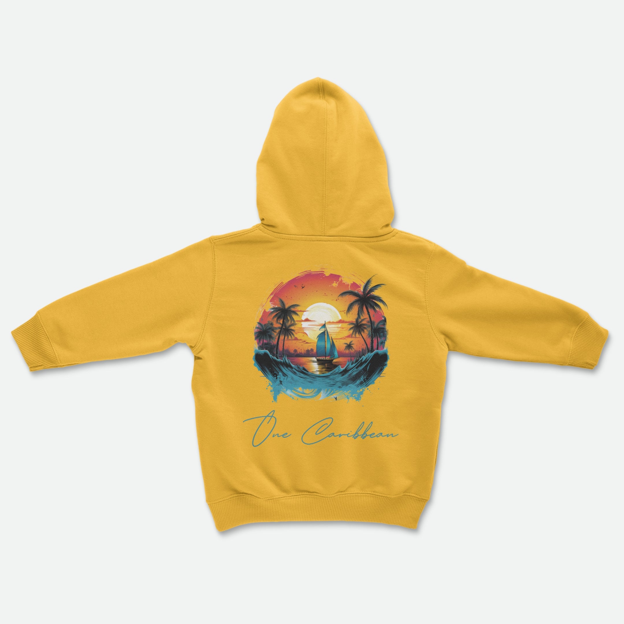One Caribbean Youth Graphic Hoodie (Caribbean Oasis)