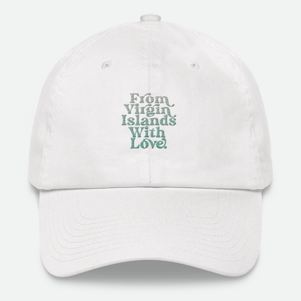From Virgin Islands With Love Mint (Magen's Bay) Dad hat