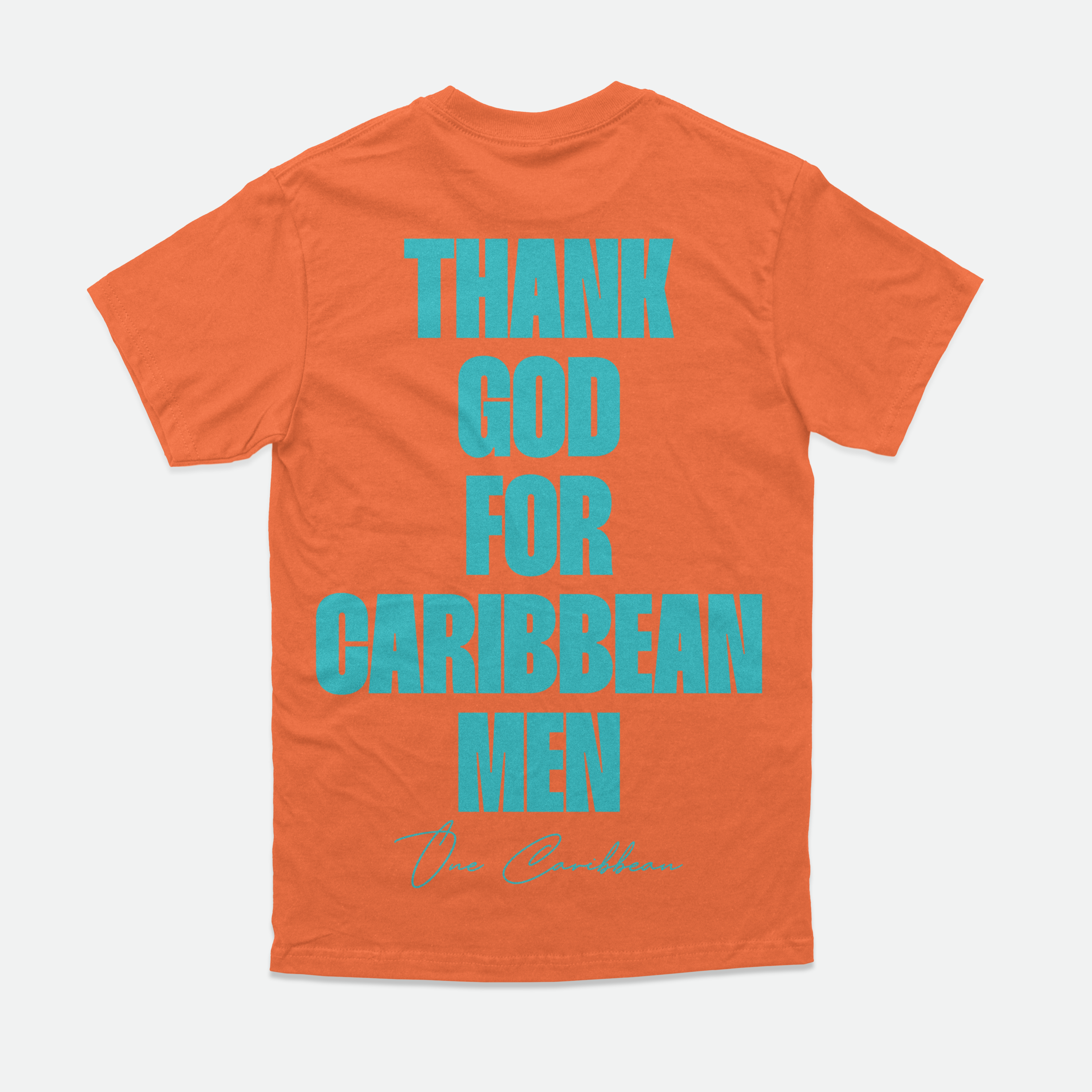 Thankful Tees: Coral Caribbean – Thank God for Caribbean Men By OCA