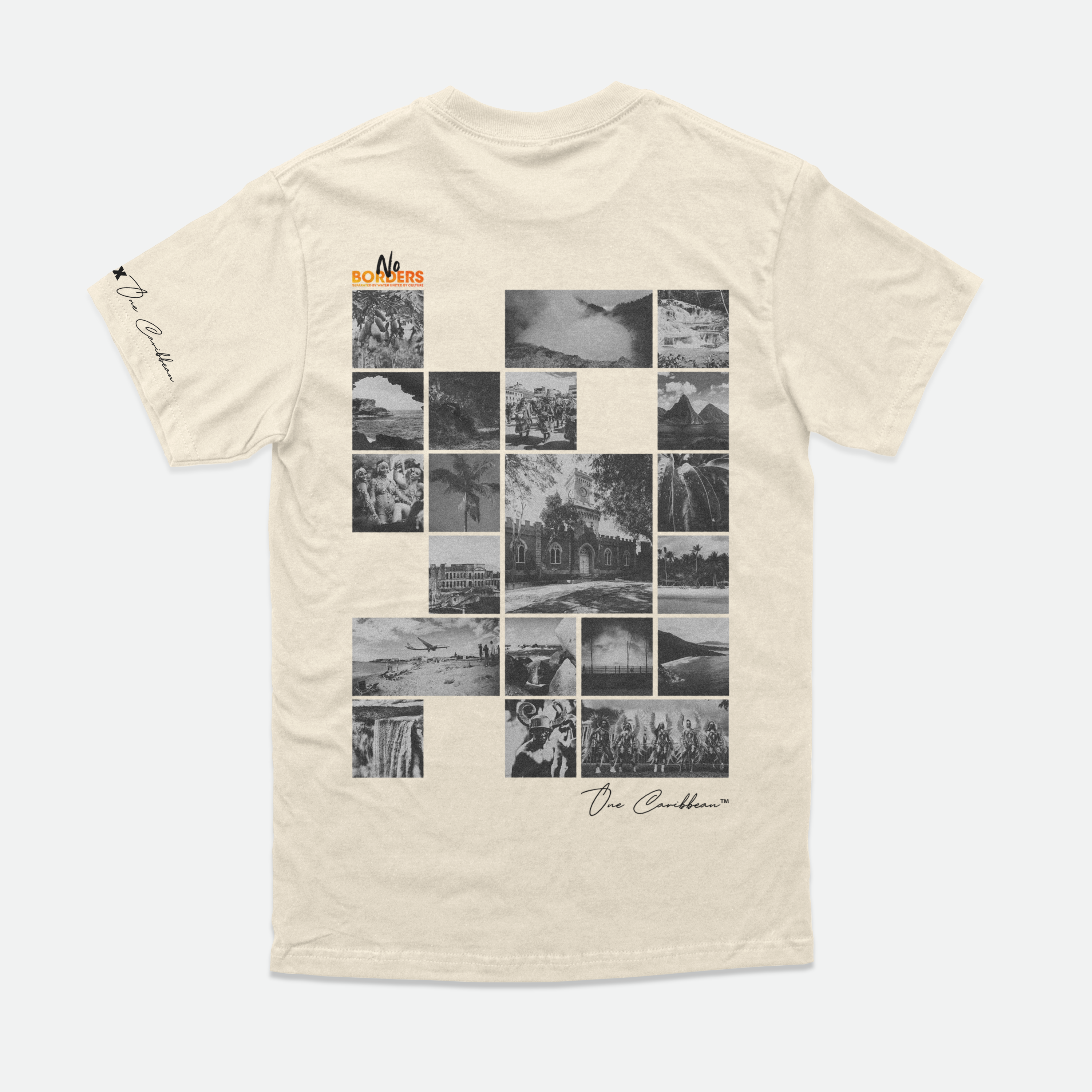 Radiance x One Caribbean - No Borders Heritage Mosaic Tee