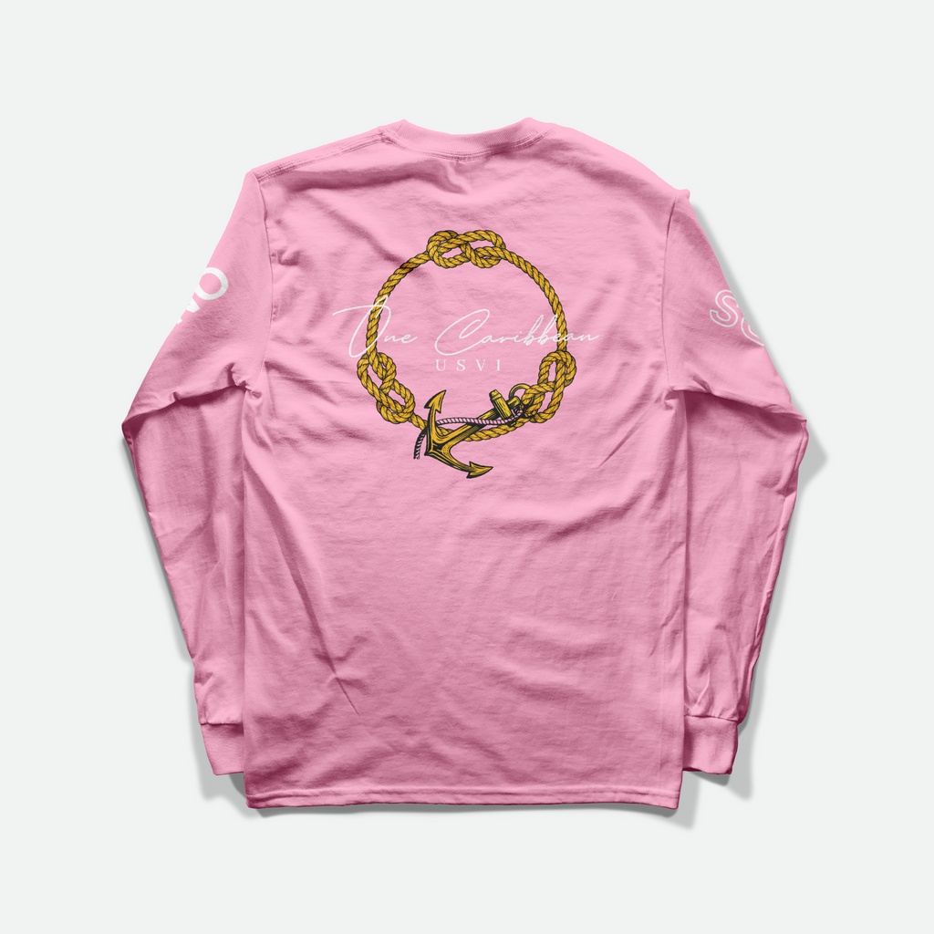 One Caribbean SPF 50+ Rash Guard (Tropical Blush)