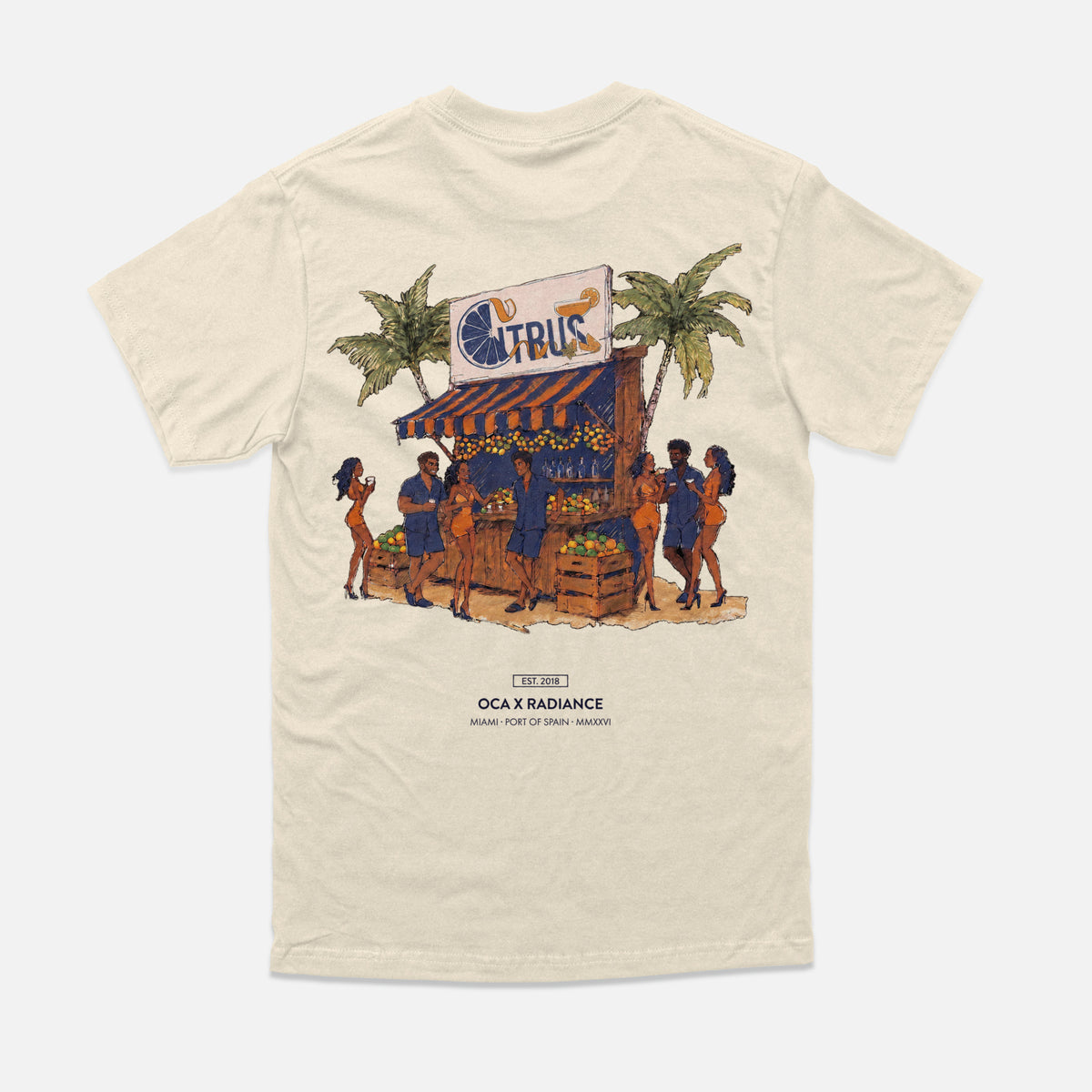 Radiance x One Caribbean - Citrus Fruit Stand Tee