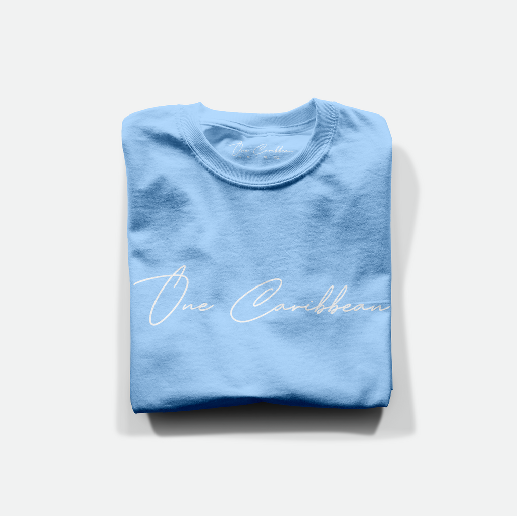 One Caribbean SPF 50+ Rash Guard (Azure Sky)