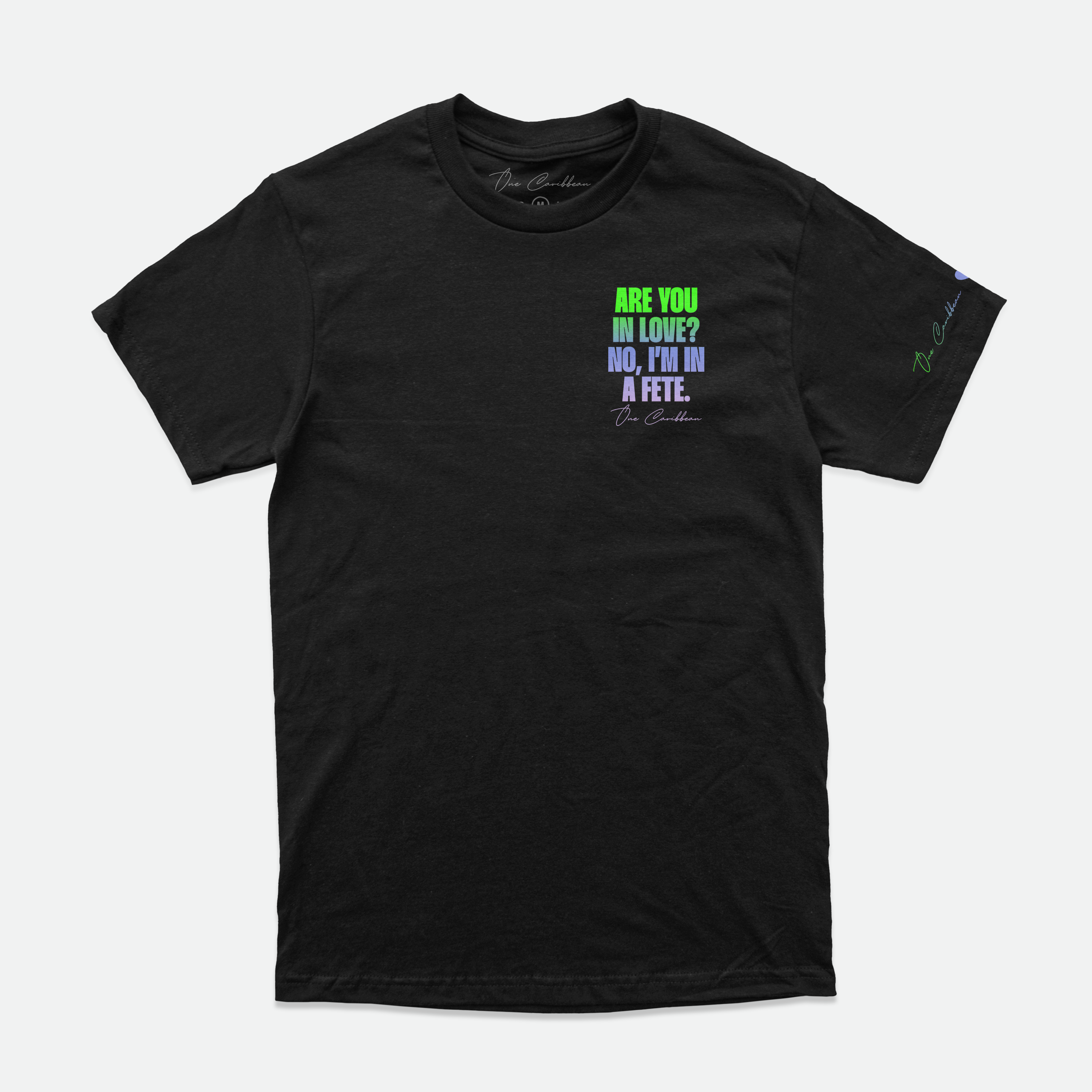 OCA X PTO "In A Fête" — Tee — Ivory & Periwinkle