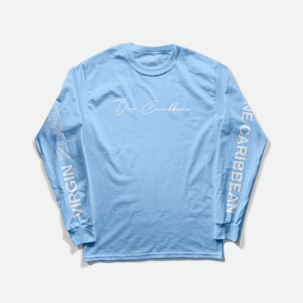 One Caribbean SPF 50+ Rash Guard (Azure Sky)