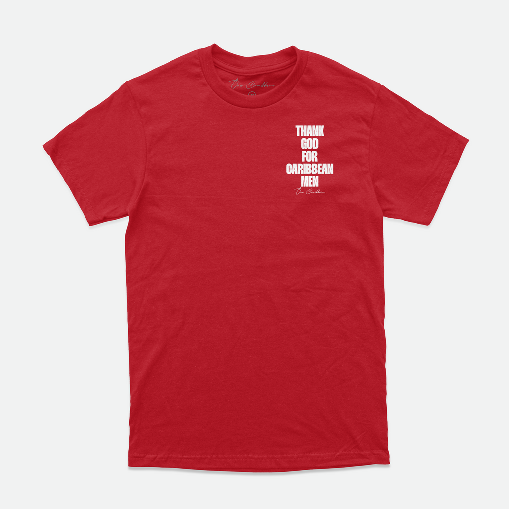Thankful Tees: Thank God for Caribbean Men – Carnival Flame