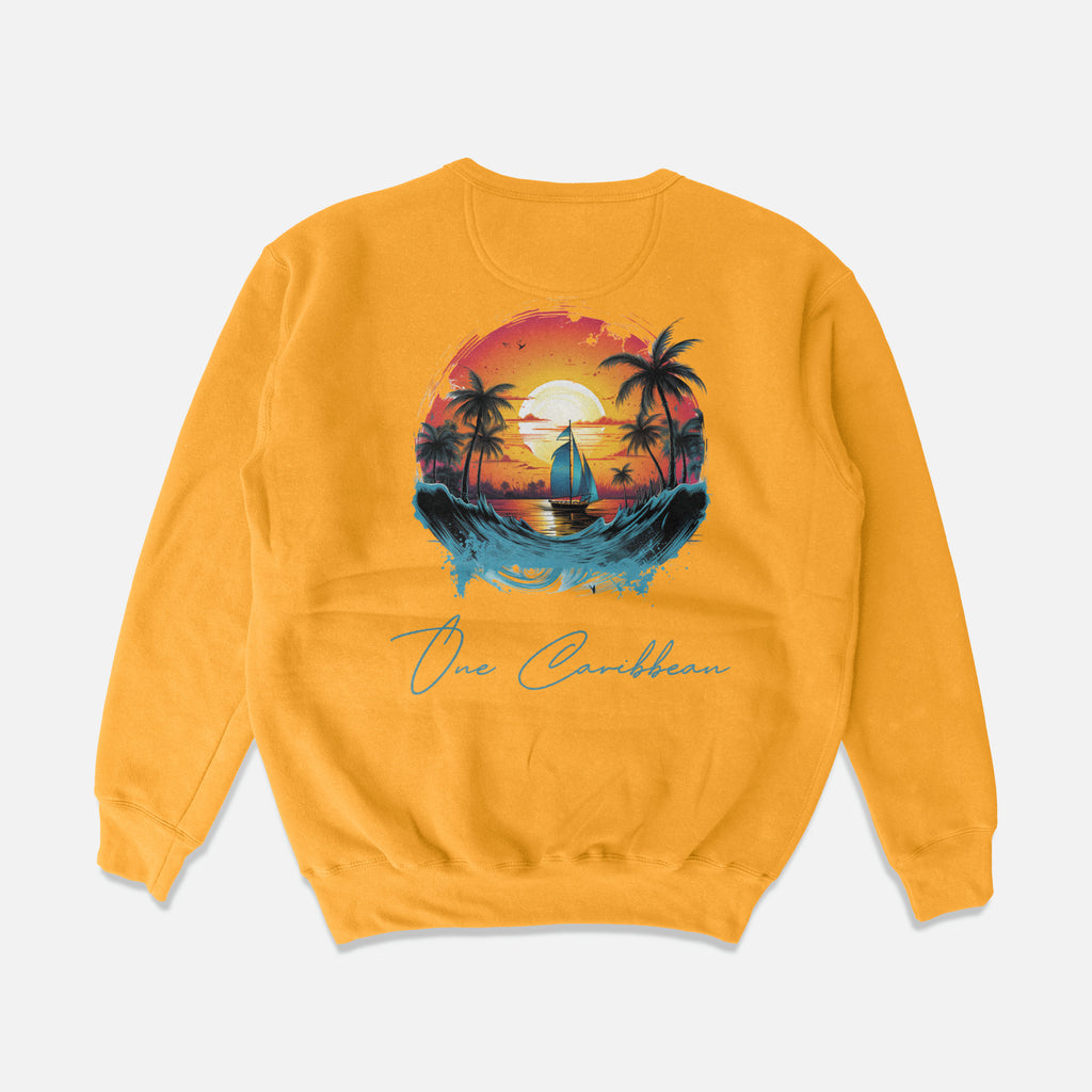 One Caribbean Graphic Sweatshirt (Caribbean Oasis)