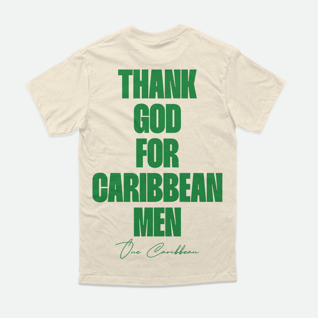 Thankful Tees: Bold Caribbean Fall – Thank God for Caribbean Men By OCA