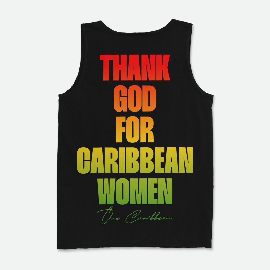 Thankful Tees: Thank God for Caribbean Women – Scotch Bonnet Tank By One Caribbean Apparel
