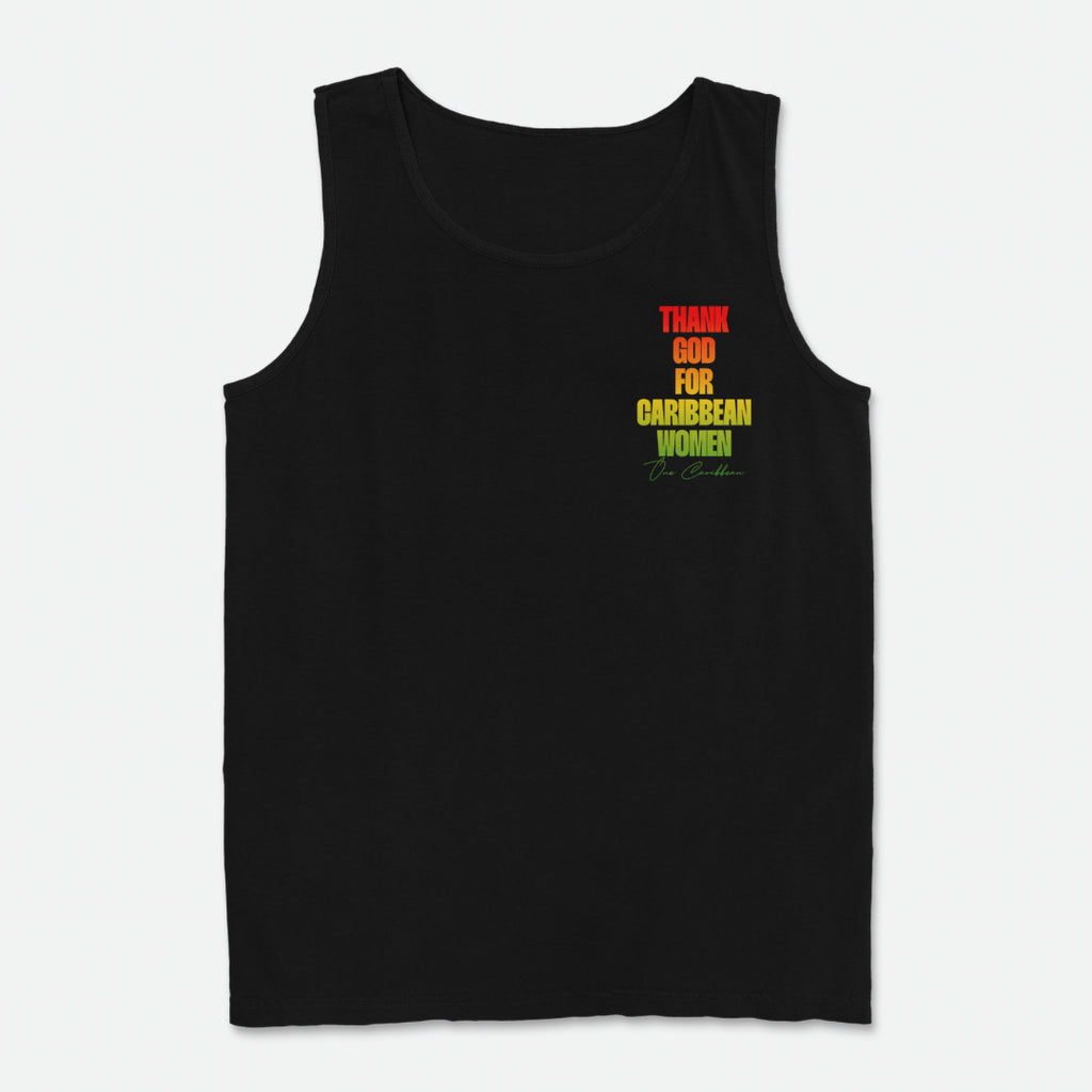 Thankful Tees: Thank God for Caribbean Women – Scotch Bonnet Tank By One Caribbean Apparel