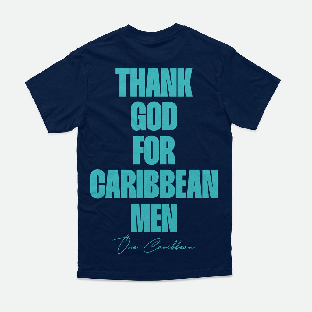 Thankful Tees: Midnight Caribbean – Thank God for Caribbean Men By OCA