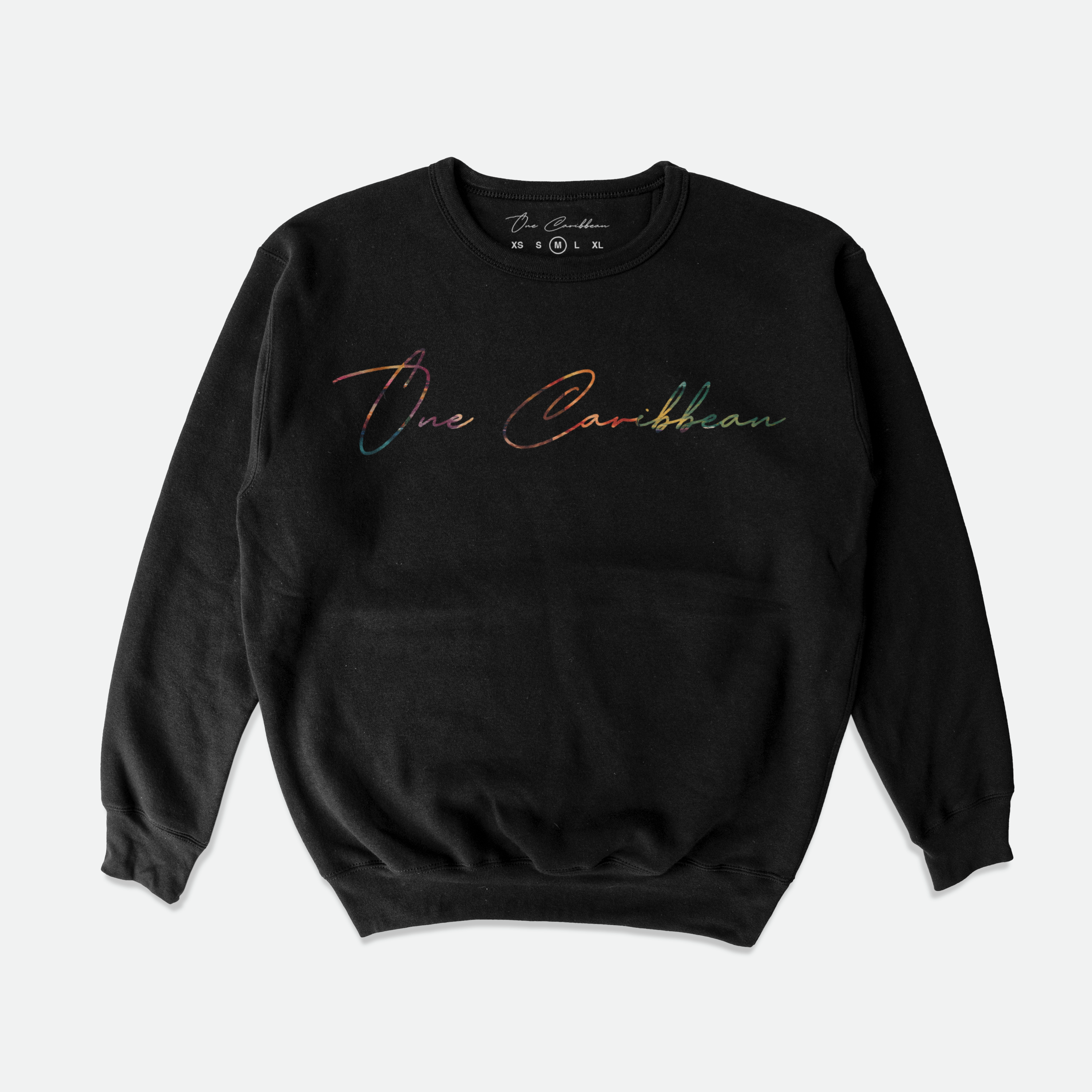 One Caribbean Need Money For Carnival Sweatshirt (Black Tie Dye)