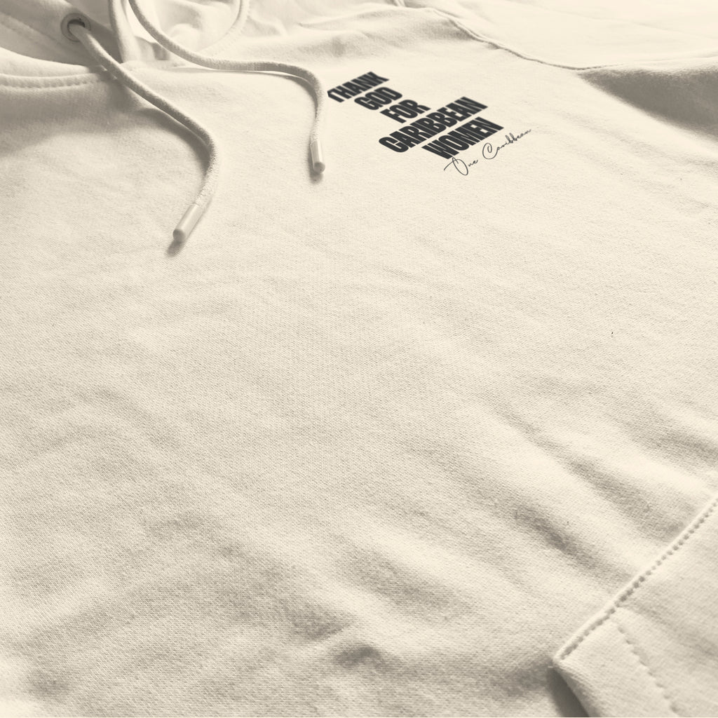 Thank God for Caribbean Women — Tee — Ivory Noir (Ivory)