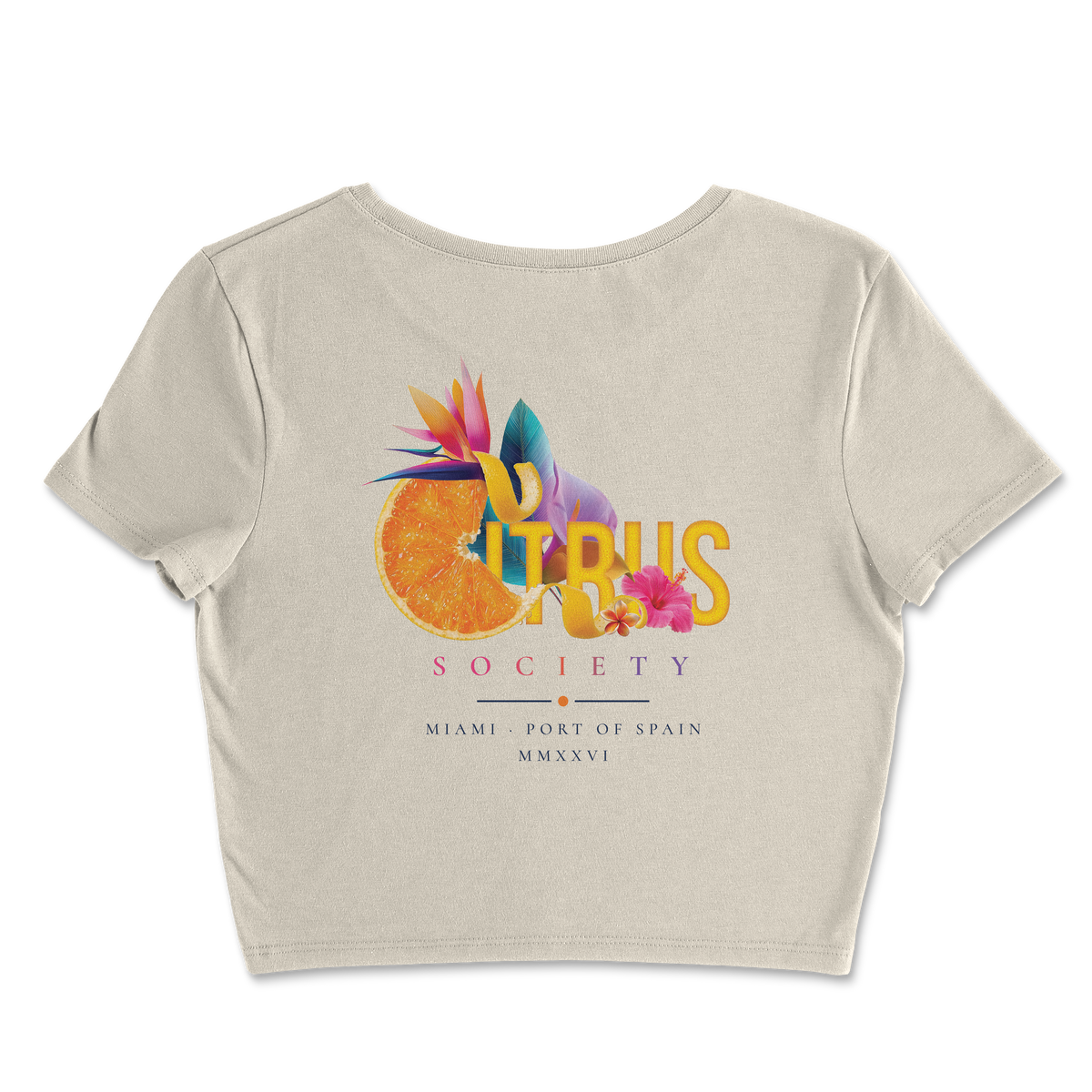Radiance x One Caribbean - Citrus Society Crop Top