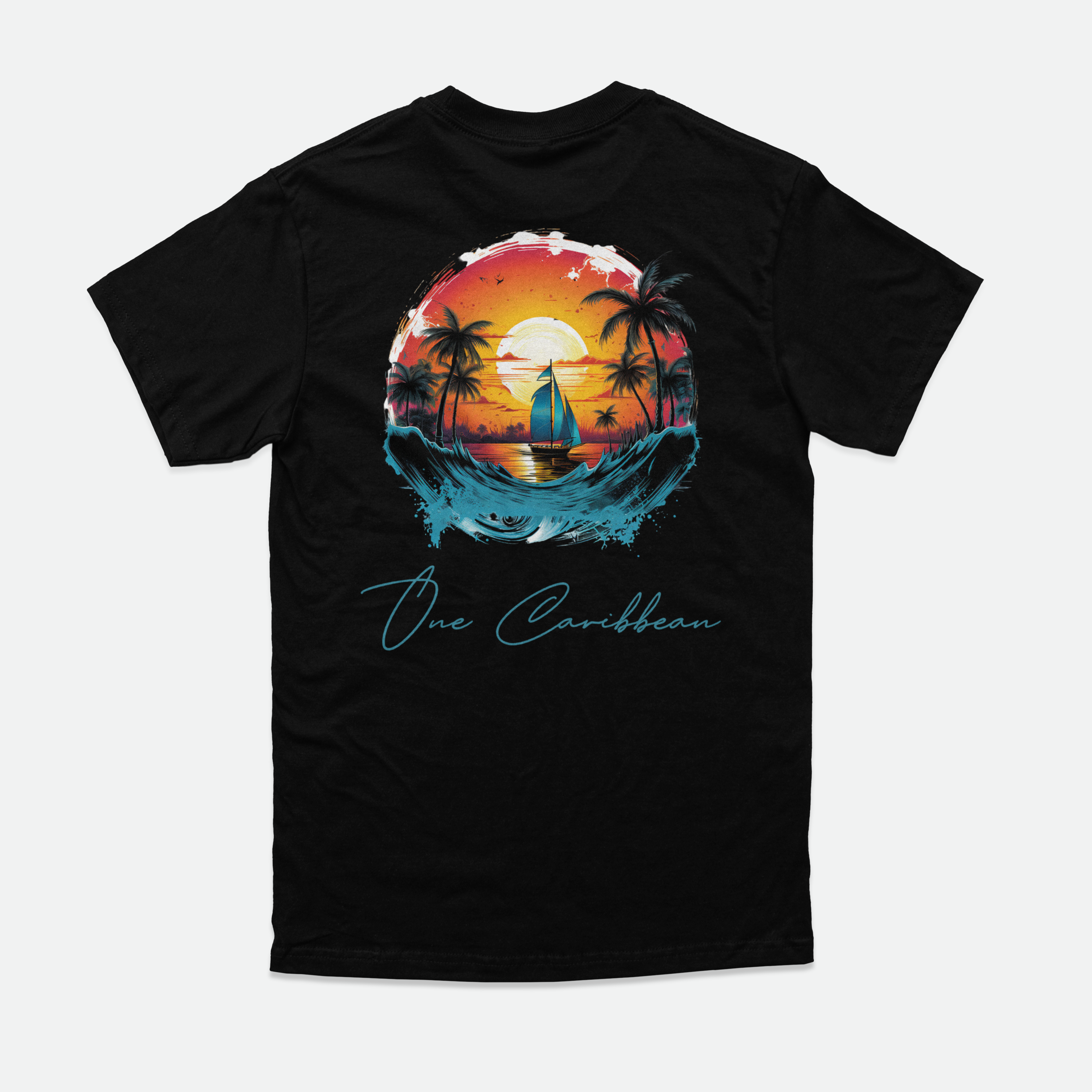 One Caribbean Graphic Tee (Caribbean Oasis)