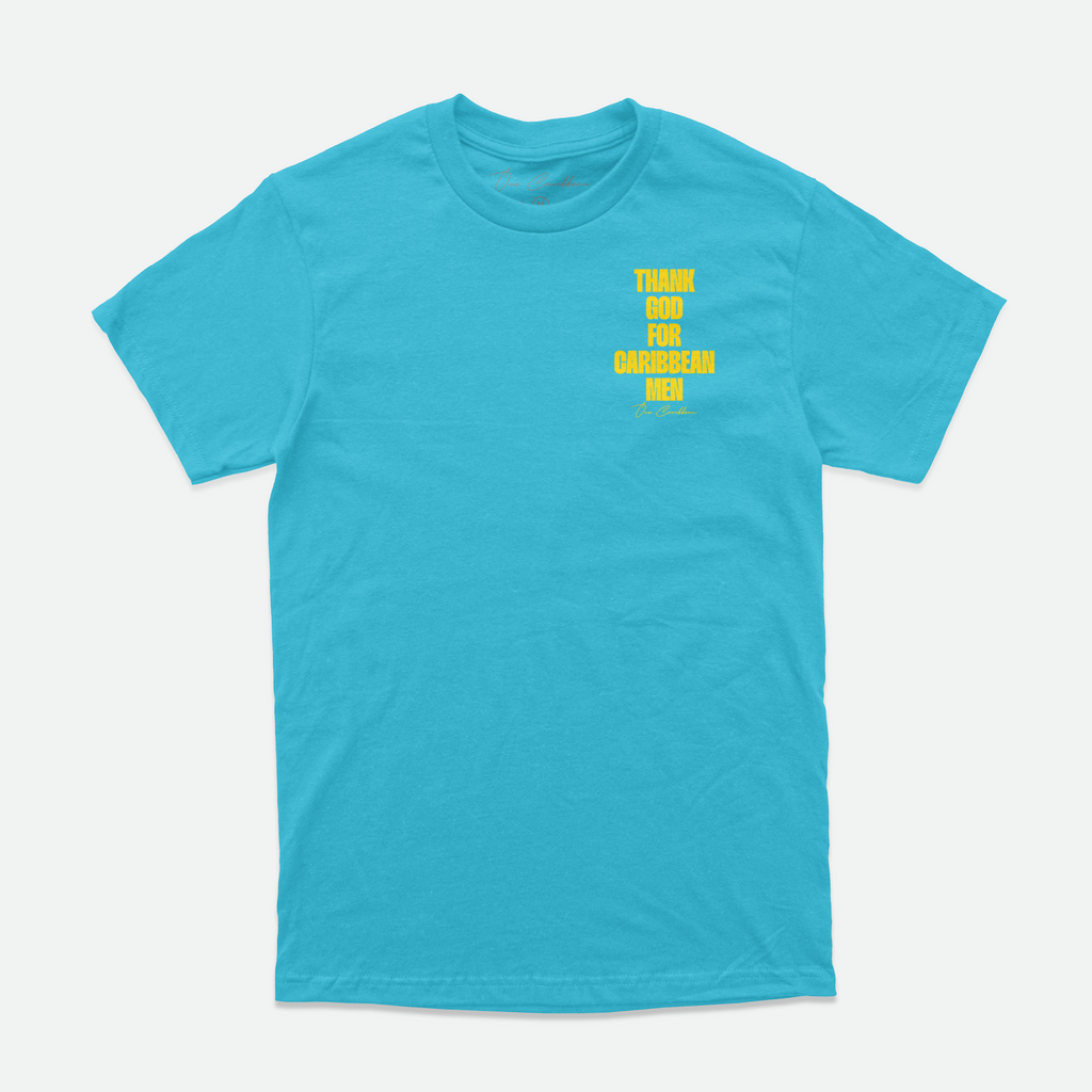 Thankful Tees: Tropical Sky – Thank God for Caribbean Men By OCA