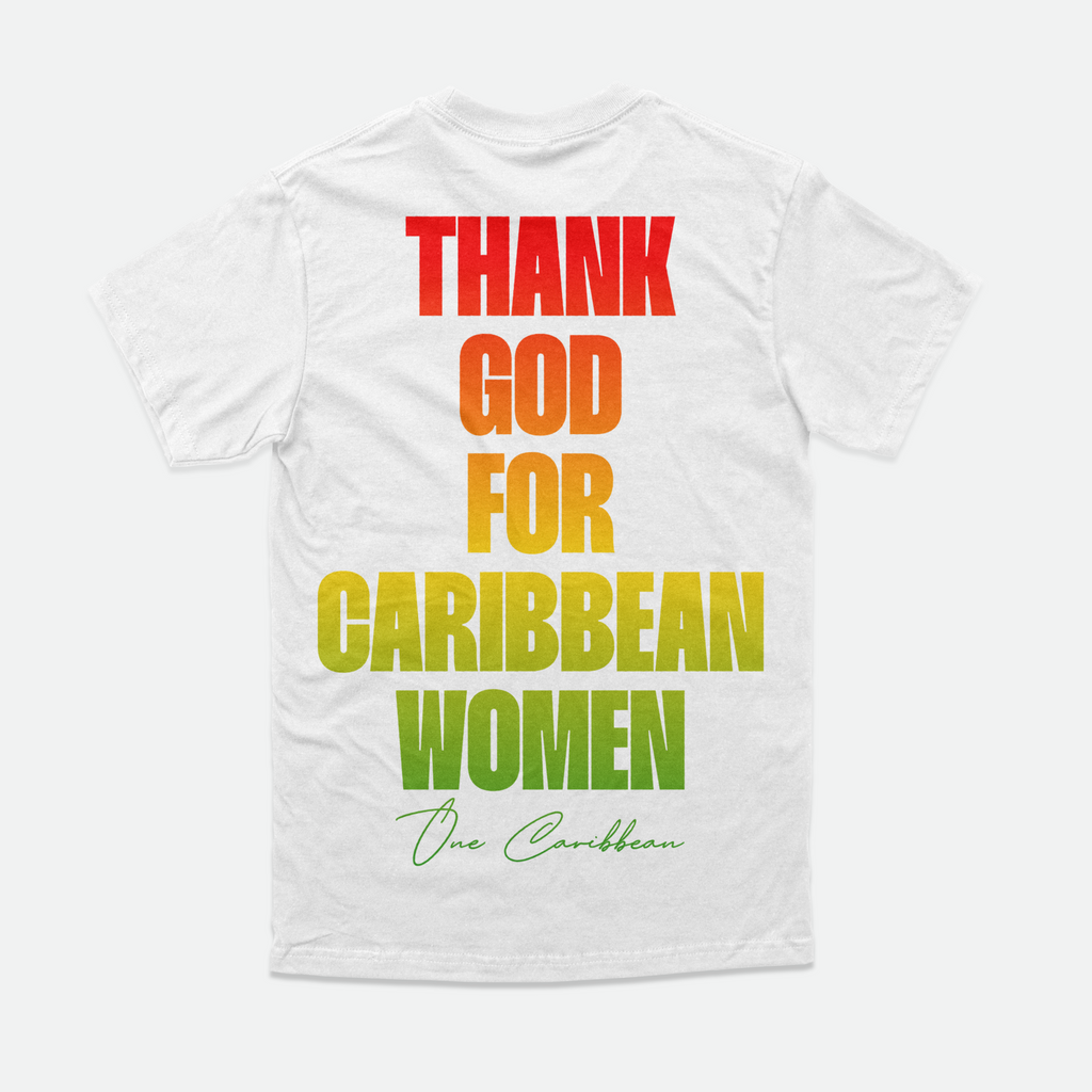 Thank God for Caribbean Women — Tee — Scotch Bonnet