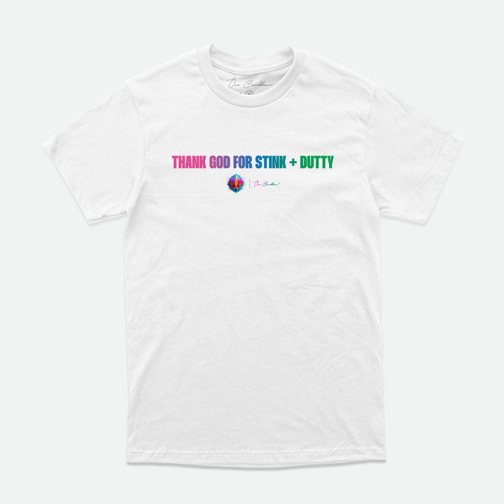 Stink + Dutty x One Caribbean Apparel – Thank God For Stink & Dutty Tee