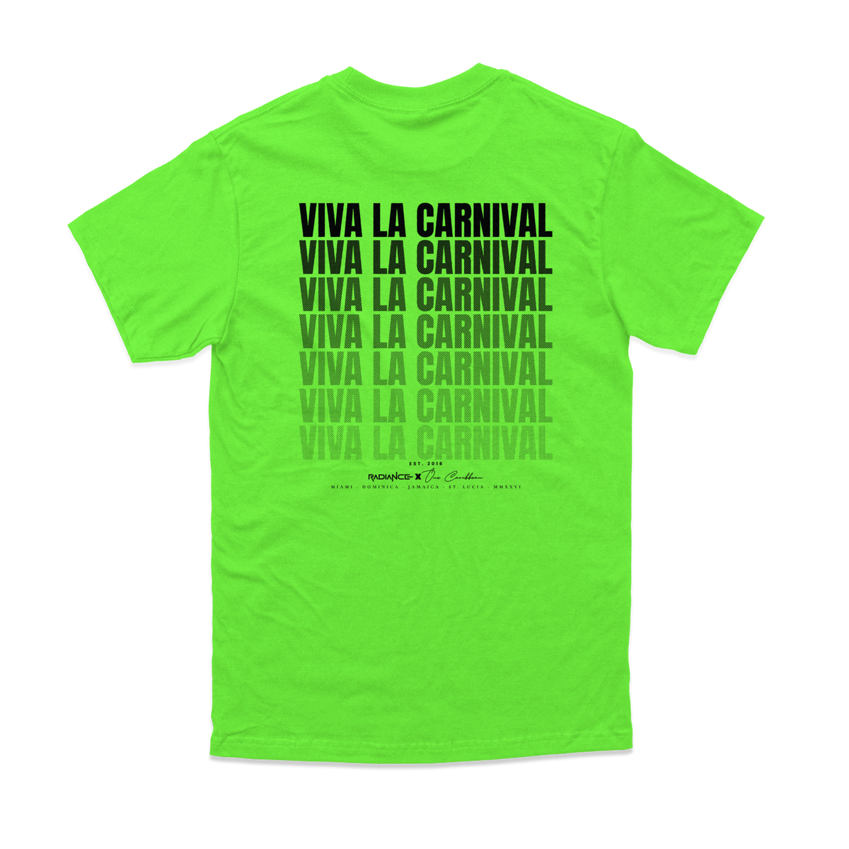 Radiance x One Caribbean - Viva La Carnival Neon Dri-Fit Tee