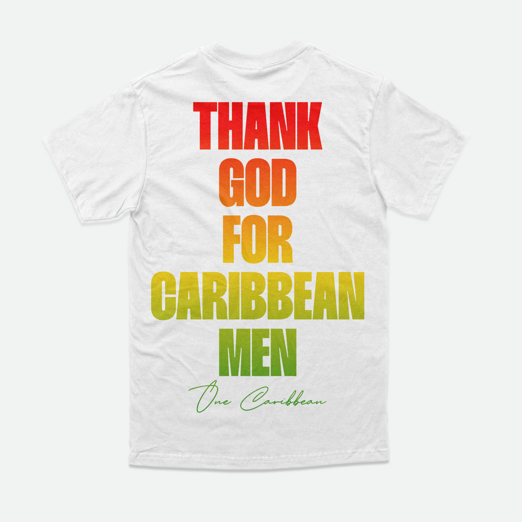 Thank God for Caribbean Men — Tee — Scotch Bonnet