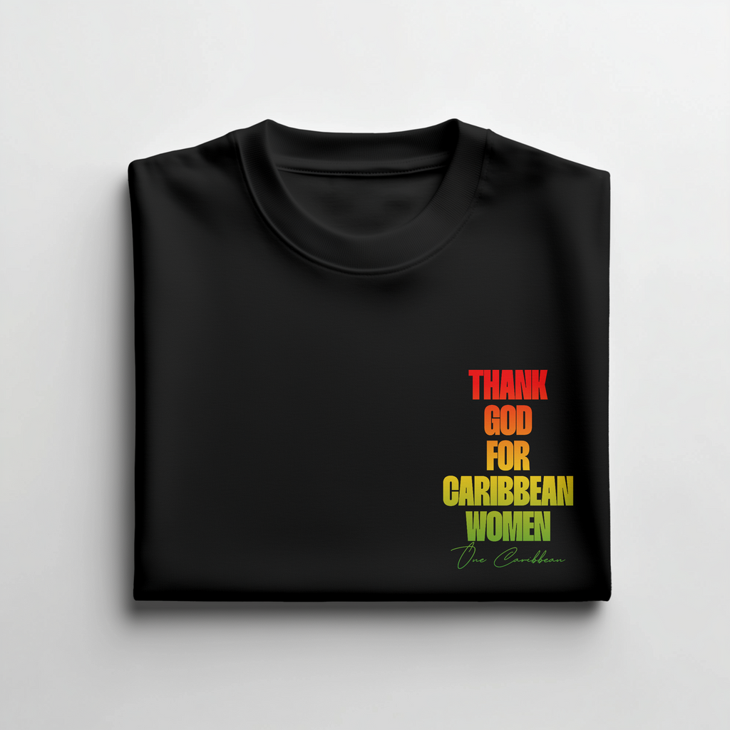 Thank God for Caribbean Women — Tee — Scotch Bonnet