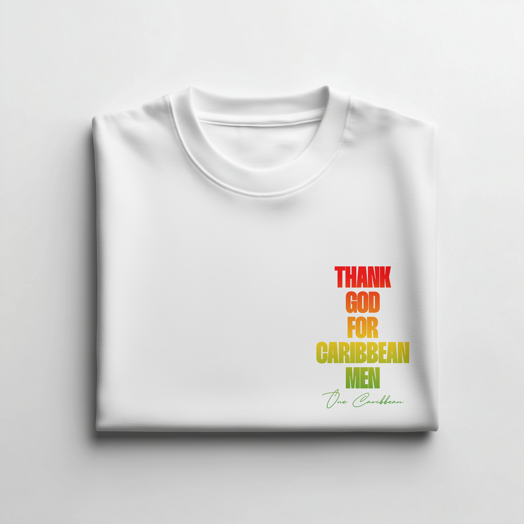 Thank God for Caribbean Men — Tee — Scotch Bonnet