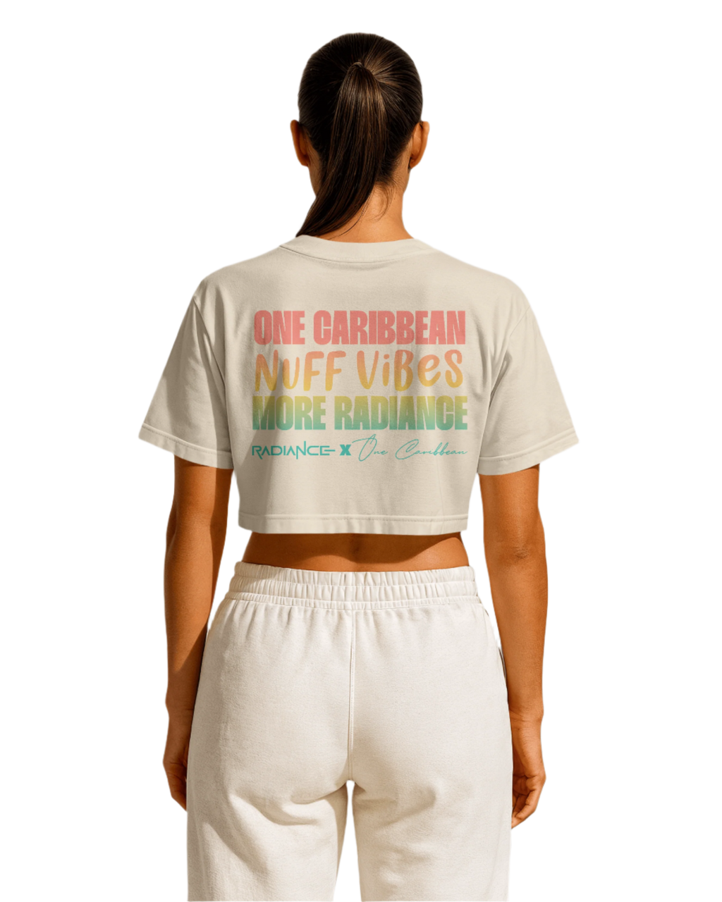 Radiance x One Caribbean Apparel – Be Radiant Crop Top (Multiple Colors)