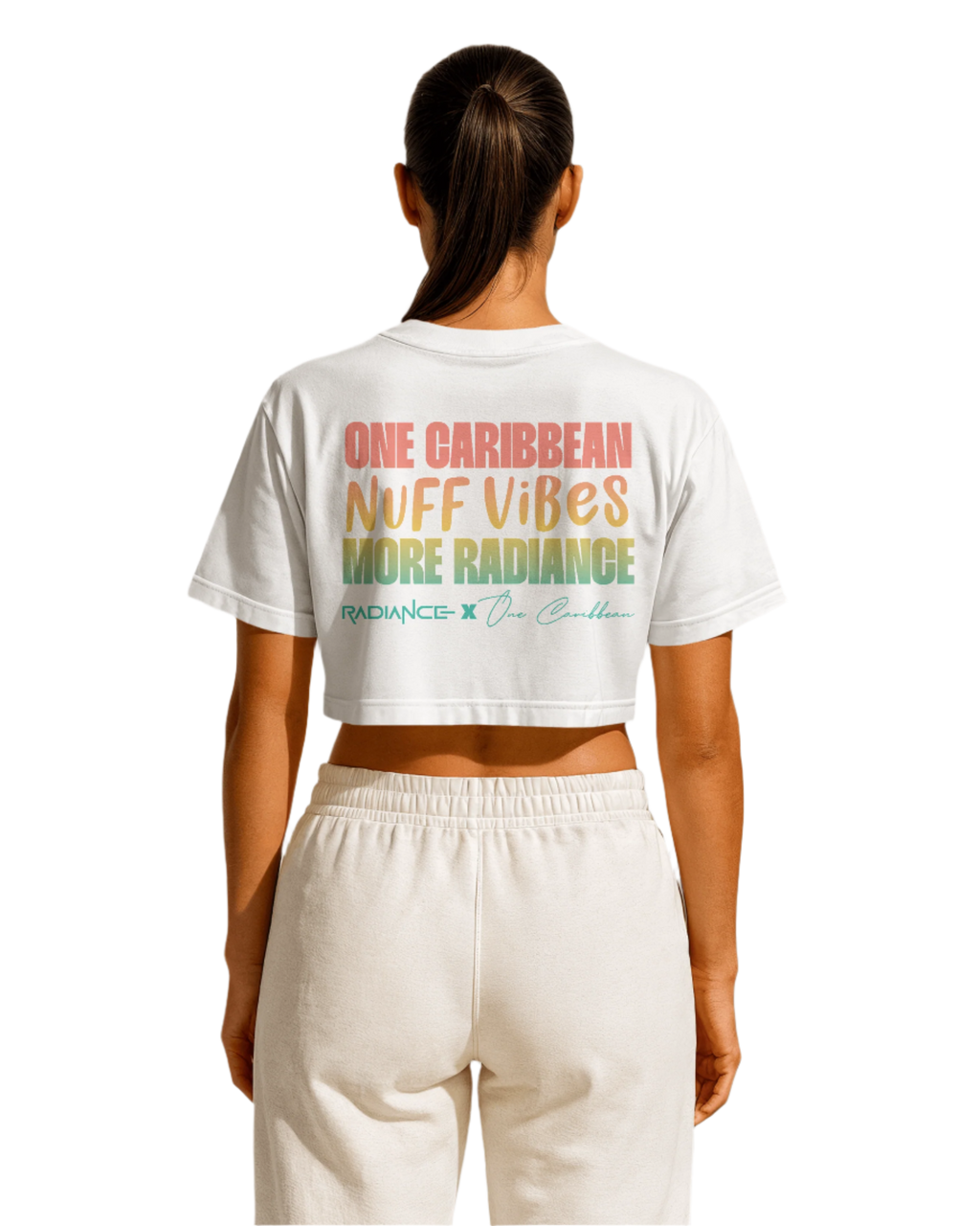 Radiance x One Caribbean Apparel – Be Radiant Crop Top (Multiple Colors)