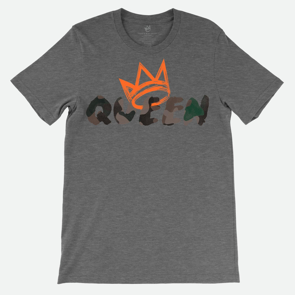 Queen T-Shirt Camouflage Print