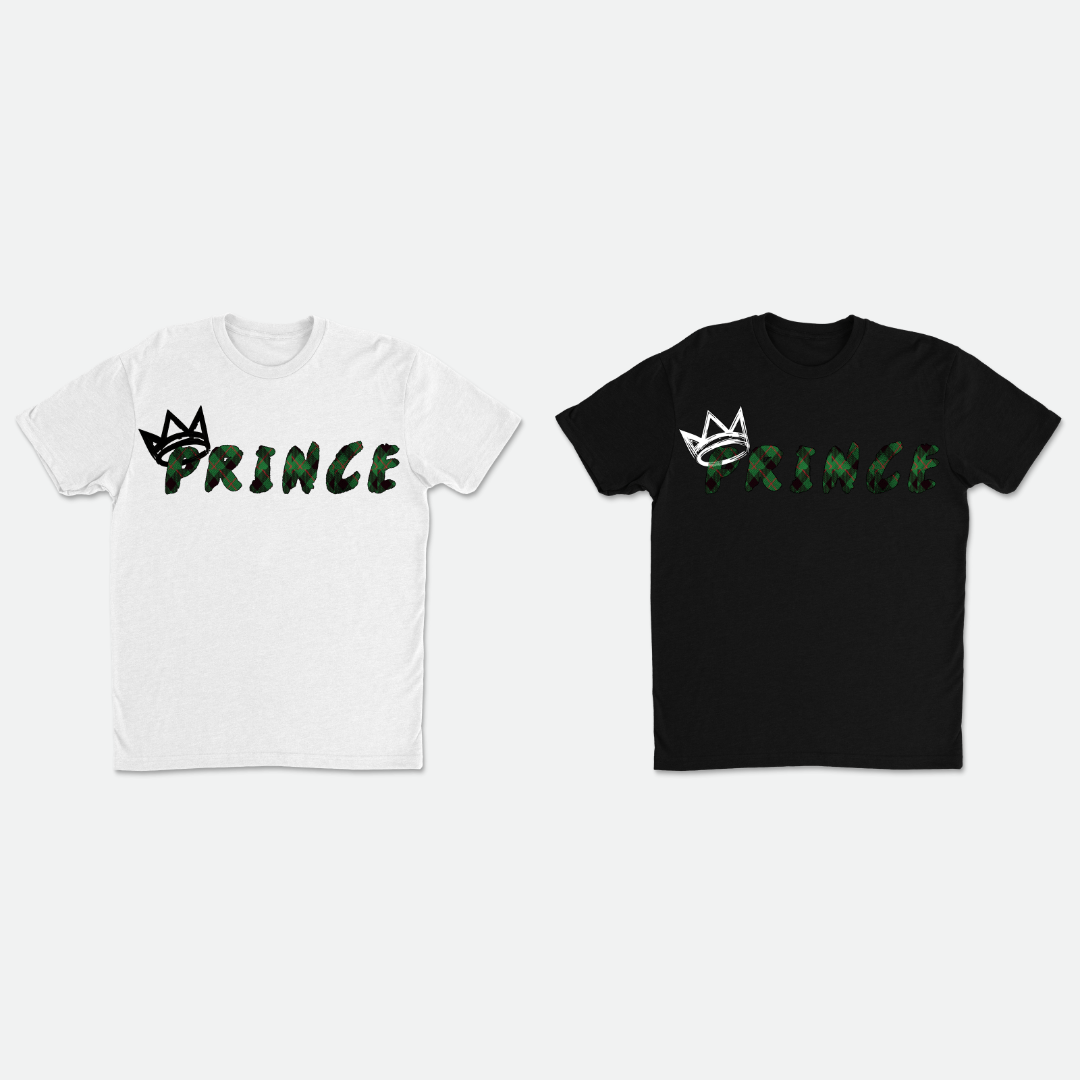 Prince Green Madras Short Sleeve T-Shirt