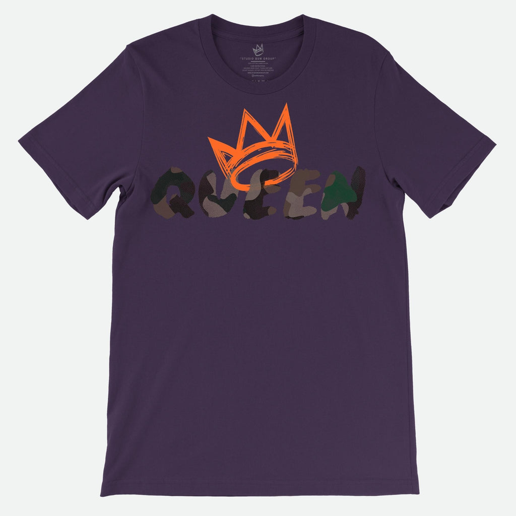 Queen T-Shirt Camouflage Print