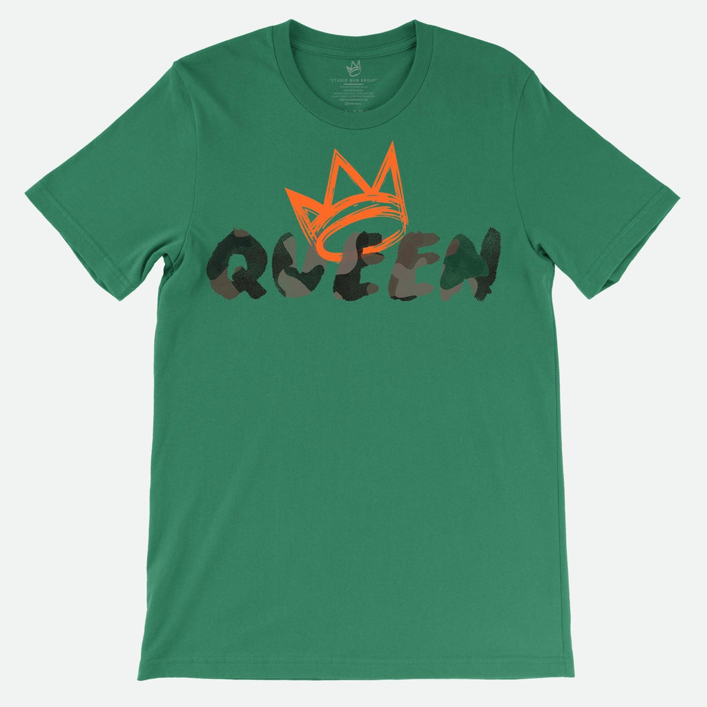 Queen T-Shirt Camouflage Print