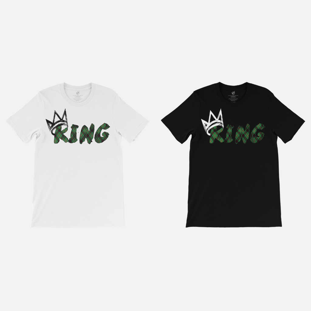 King Green Madras Short Sleeve T-Shirt