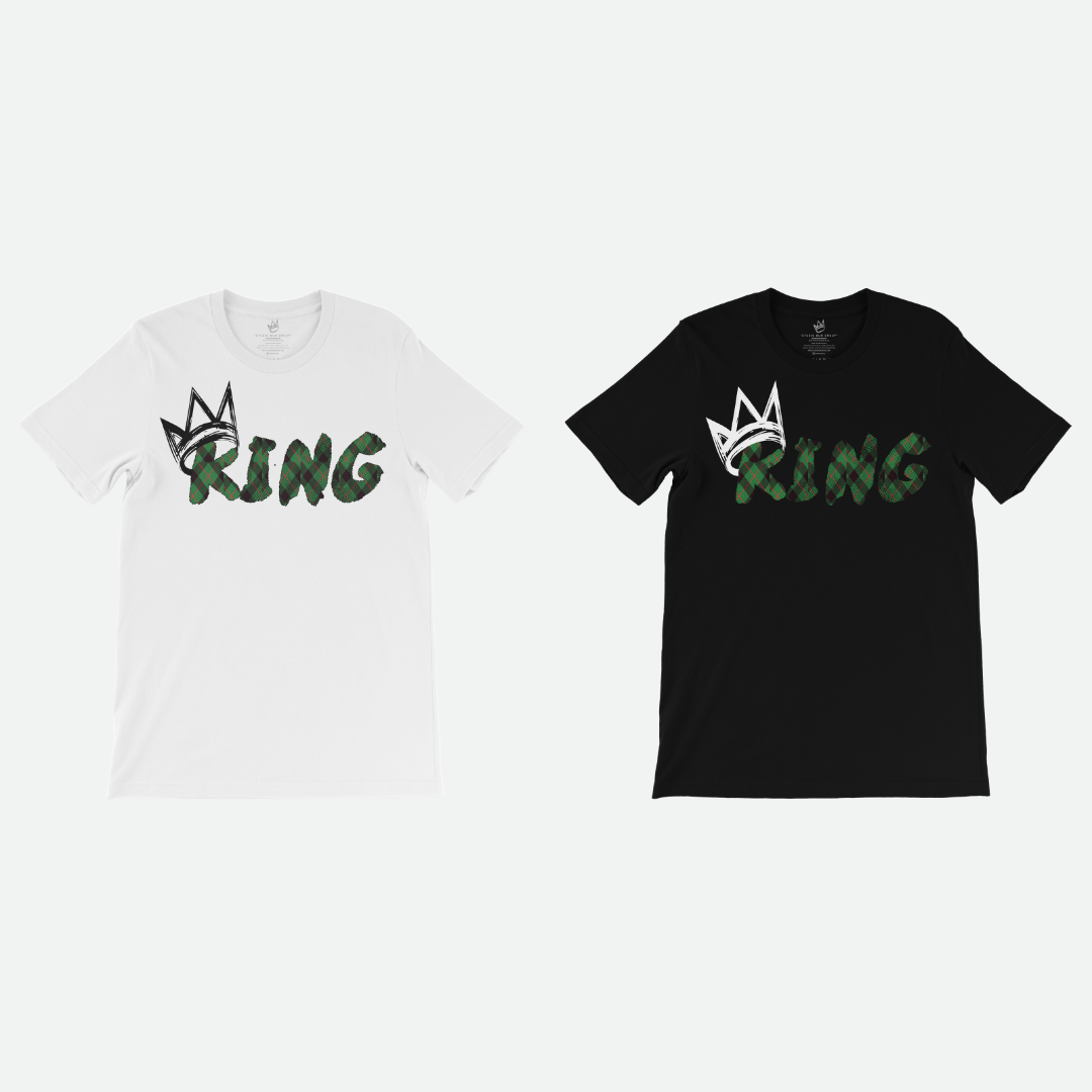 King Green Madras Short Sleeve T-Shirt