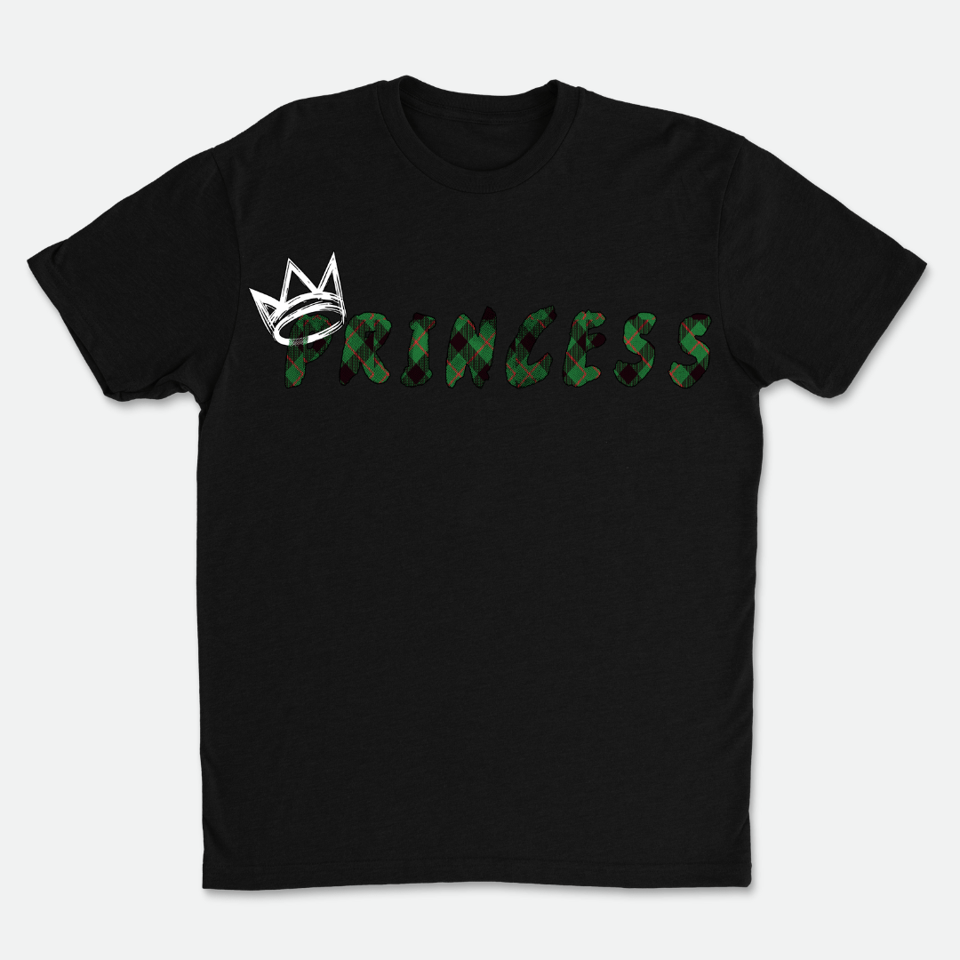 Princess Green Madras Short Sleeve T-Shirt