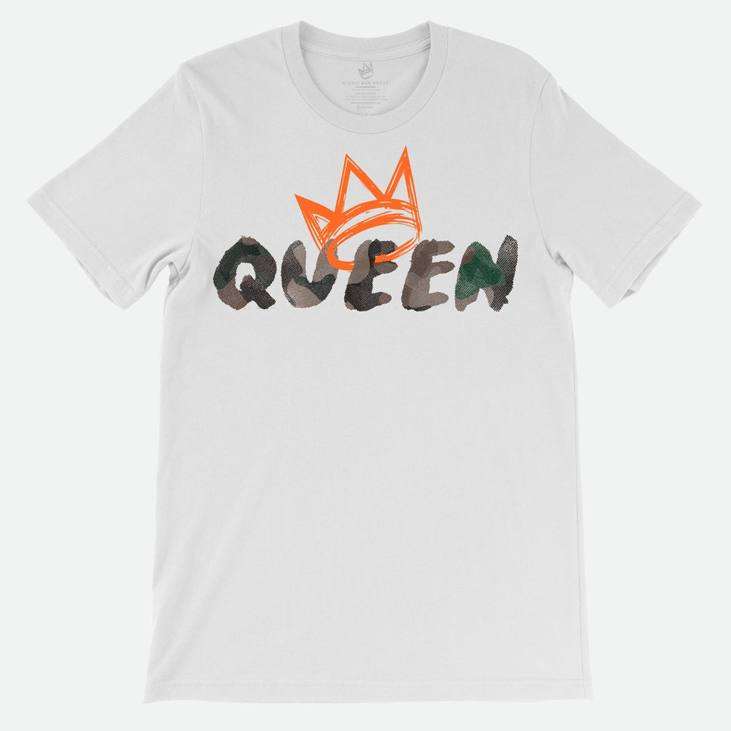 Queen T-Shirt Camouflage Print