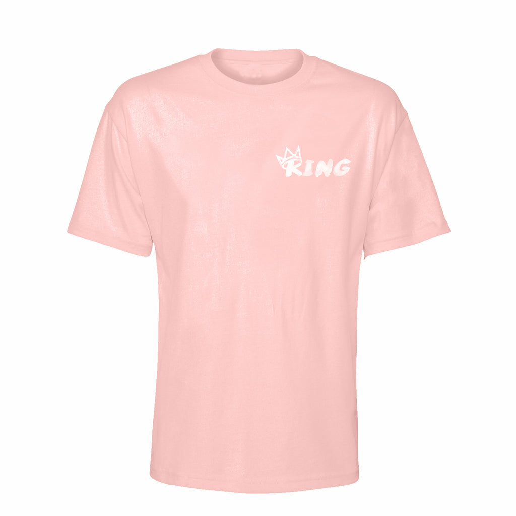 King Crown Collection (Pink Short Sleeve T-Shirt White Crown)