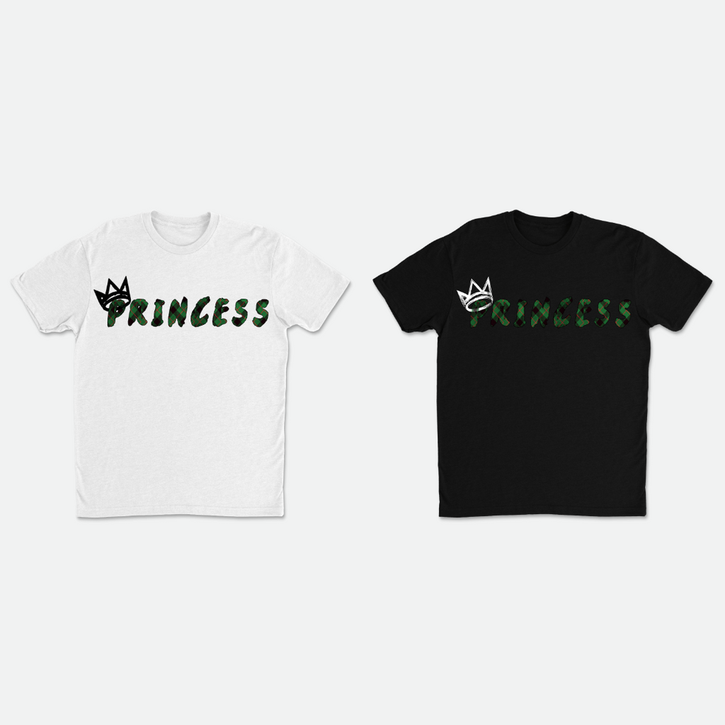 Princess Green Madras Short Sleeve T-Shirt