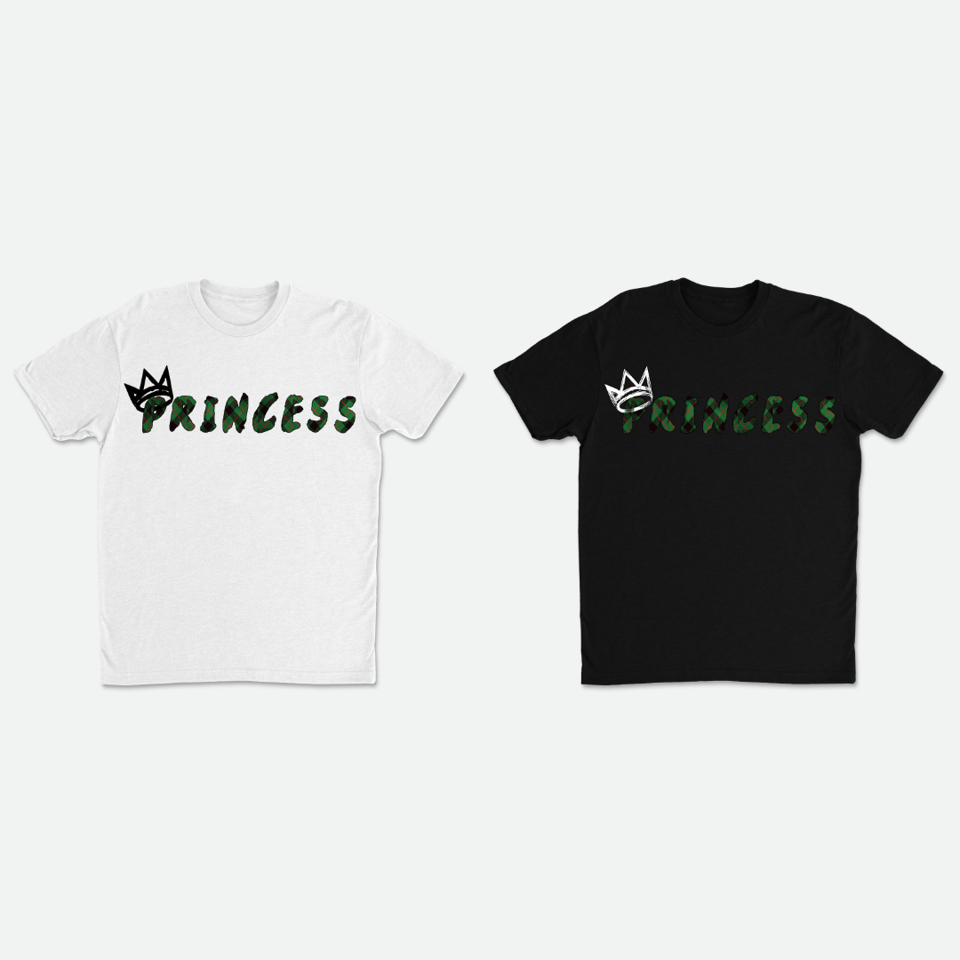 Princess Green Madras Short Sleeve T-Shirt
