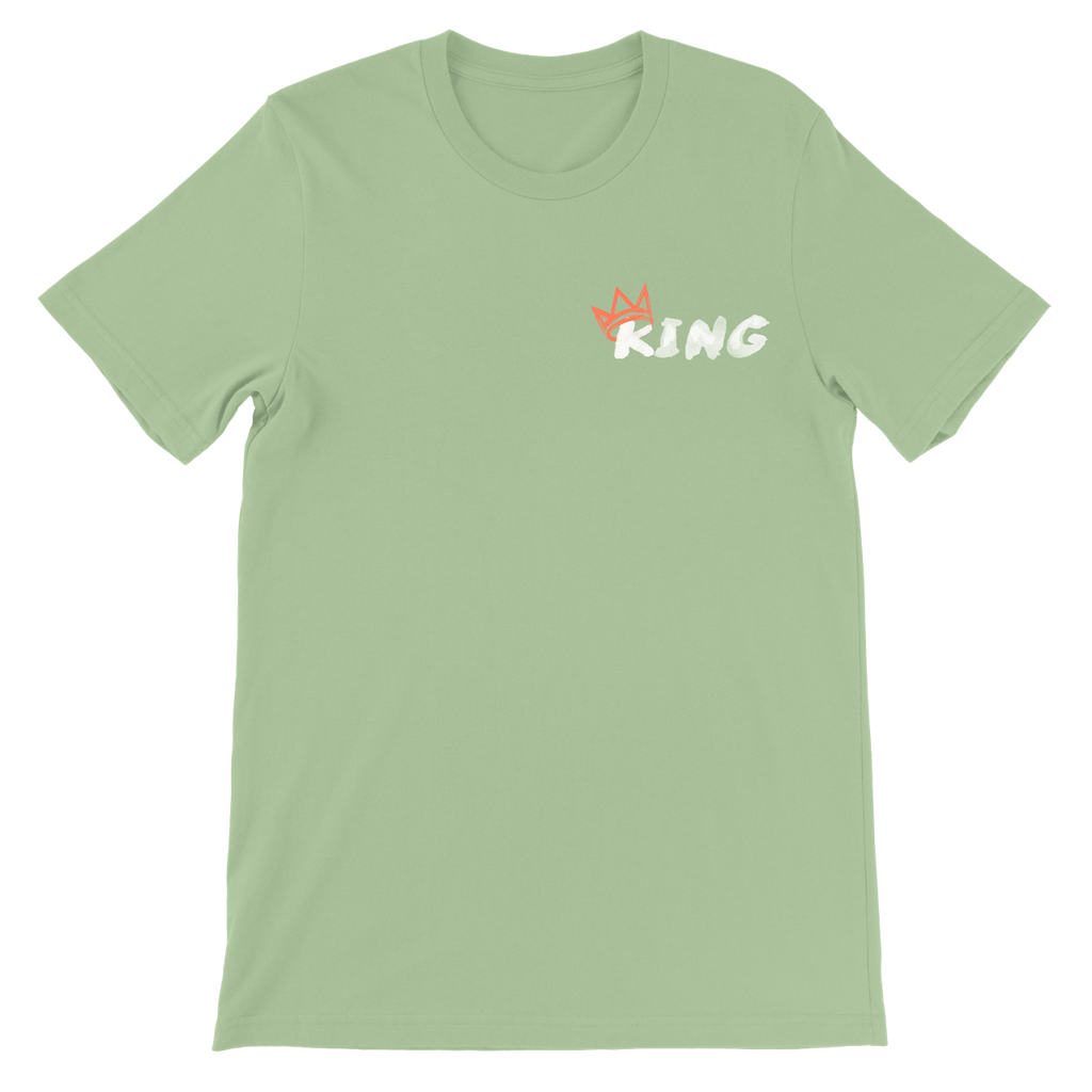King Crown Collection (Leaf Short Sleeve T-Shirt Coral Crown)
